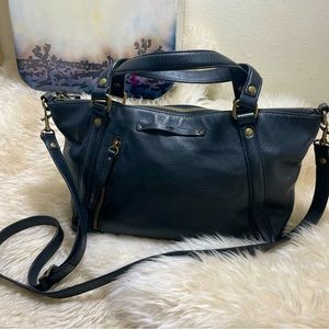UGG Leather Convertible Crossbody Bag in Black